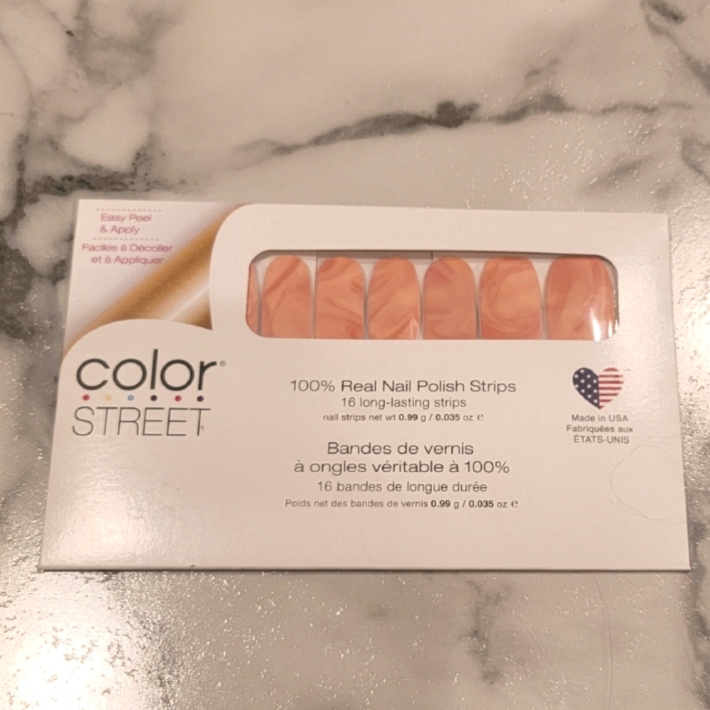 NEVER OPENED - Color Street Nail Strips - Pebble Rebel